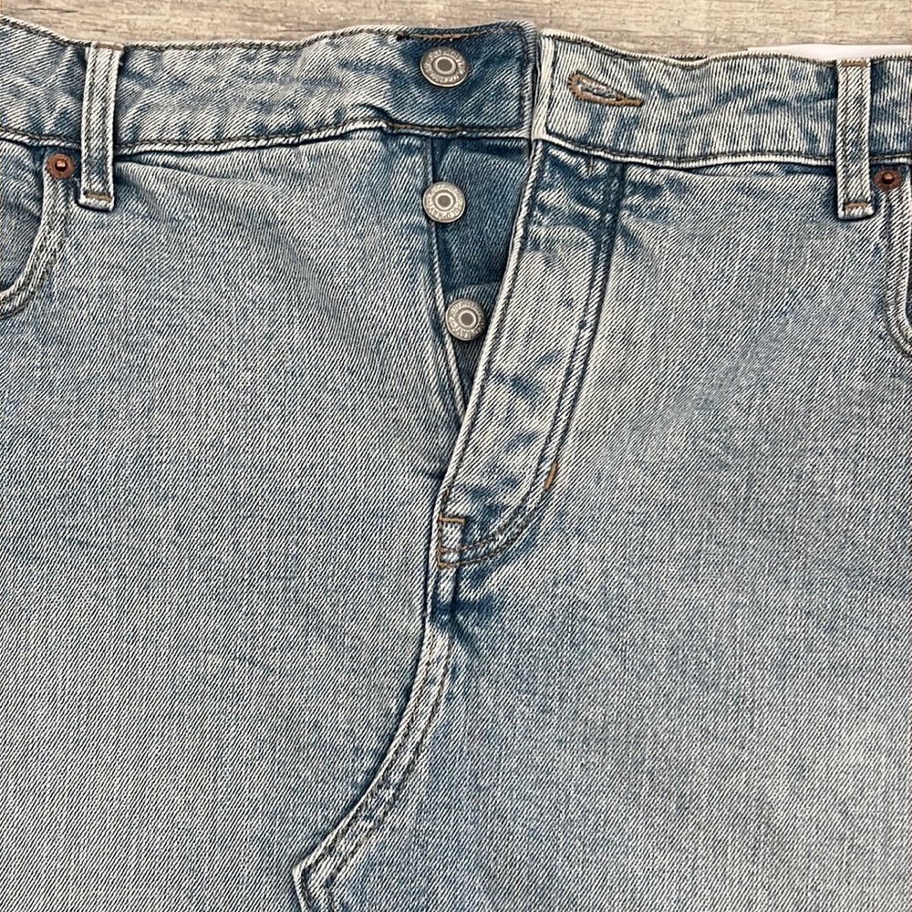 Old‎ Navy High-Waisted Button-Fly Cut-Off Jean Skirt Womens Plus Size 16 NWT